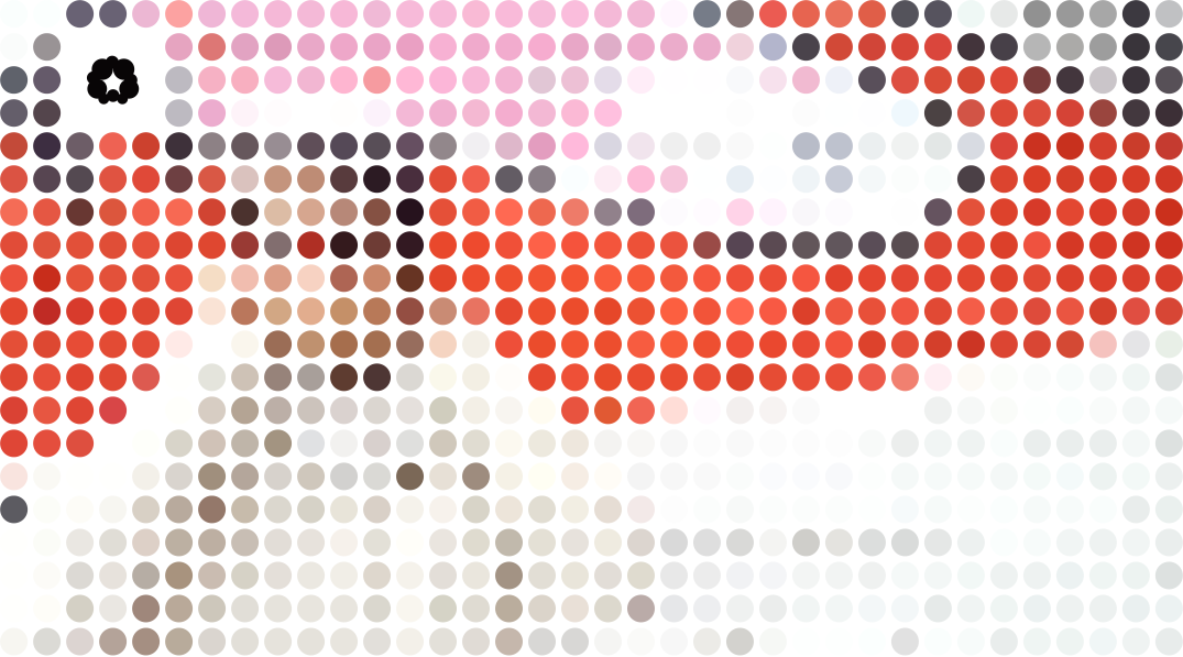 same image from the main page, but dots are 25px and separated equally between each other, white background